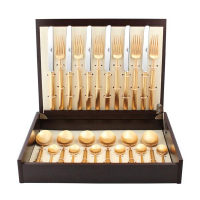 Cutipol Набор столовых приборов BALI GOLD 24 пр.  (9311)